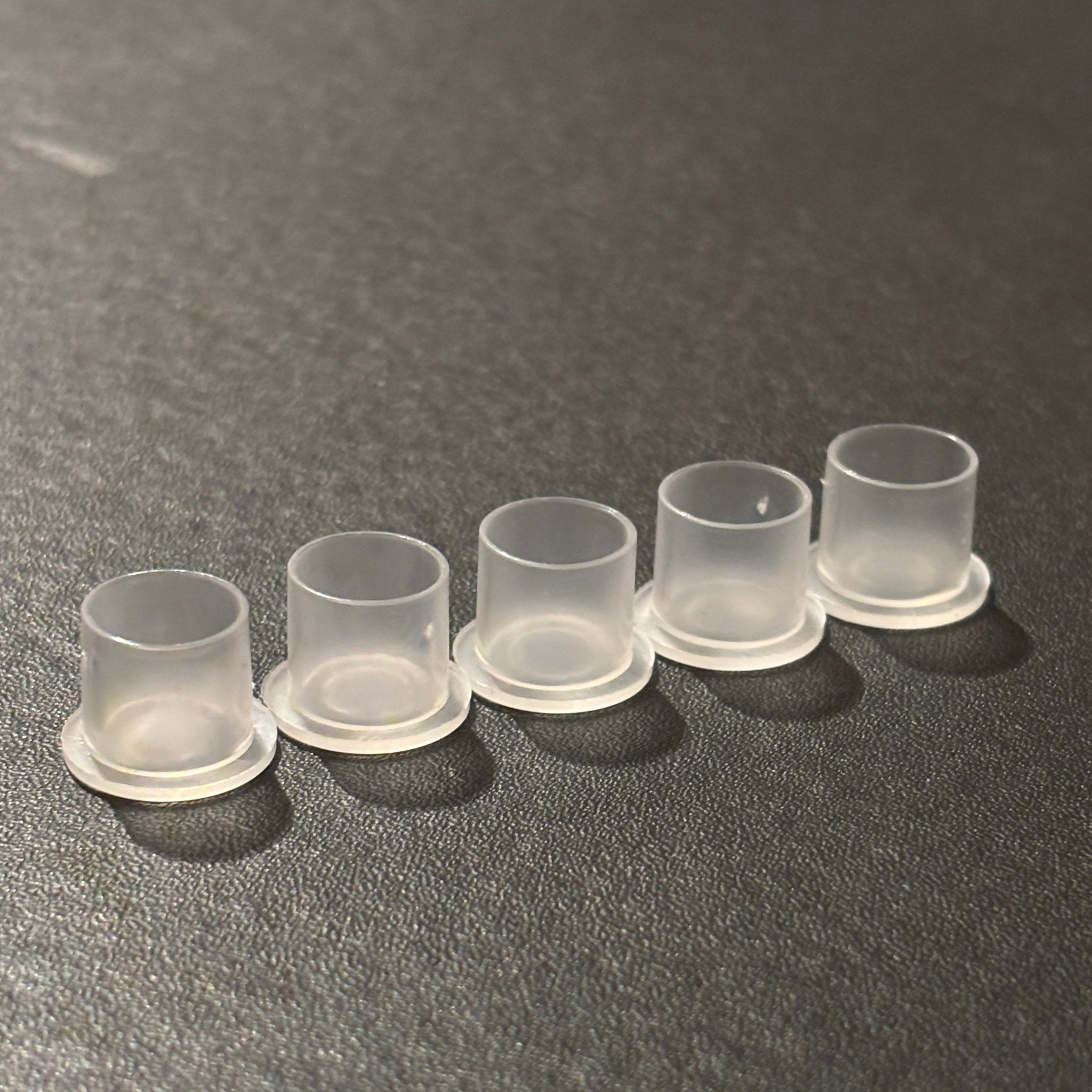 Bag of 250 Non Spill Ink Cups - 11mm - Black Silk Ink