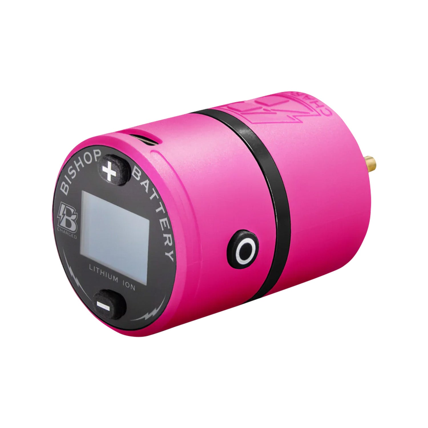 Bishop B - Charged Battery Pack Version 2 - Pink - Black Silk Ink