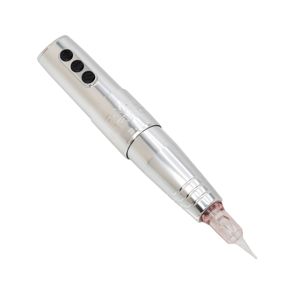 Bishop PMU Wand - Silver - Full Set - Black Silk Ink