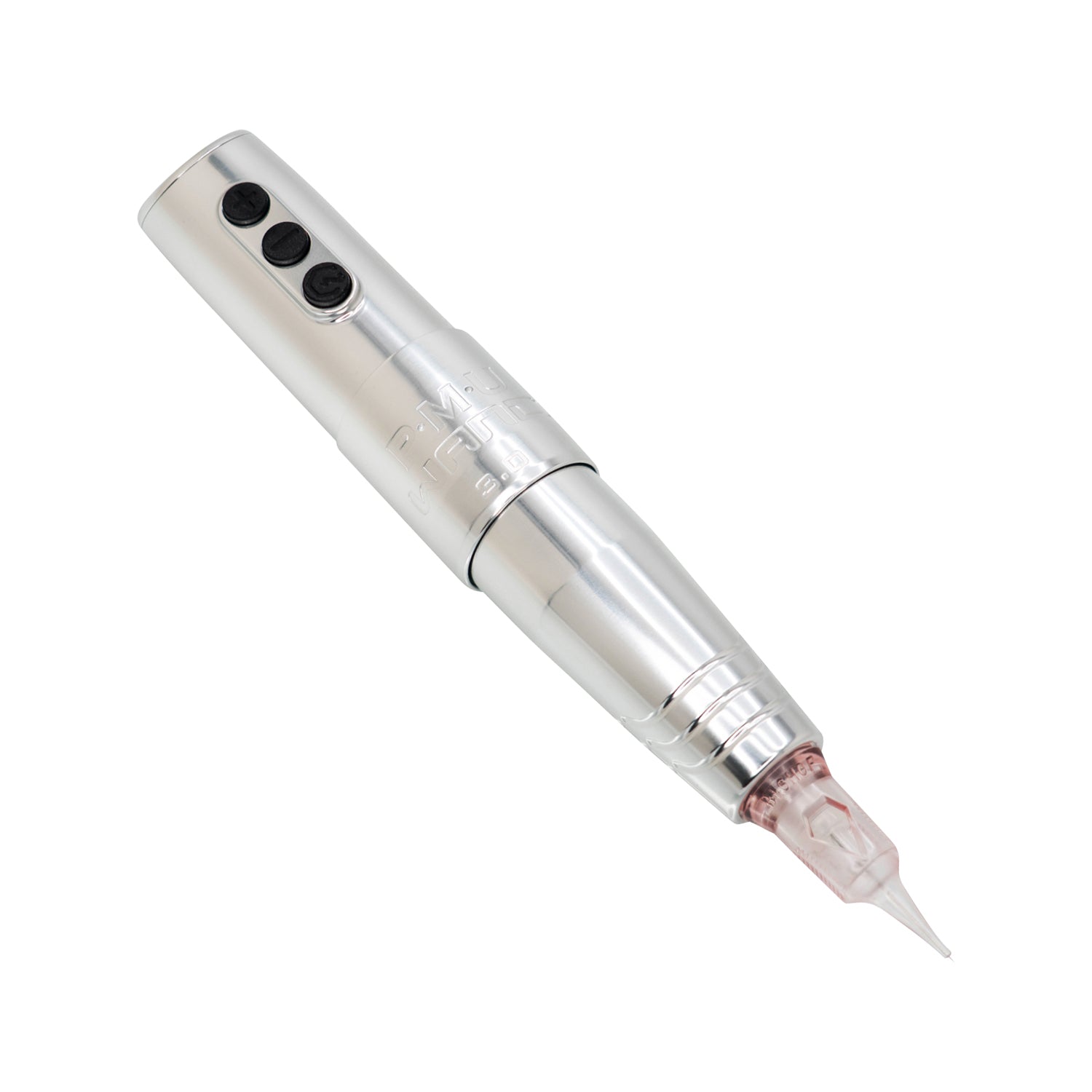 Bishop PMU Wand - Silver - Full Set - Black Silk Ink