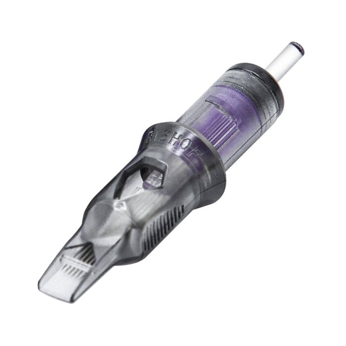 Box of 20 Bishop Da Vinci V2 Cartridges - Curved Magnum - Black Silk Ink