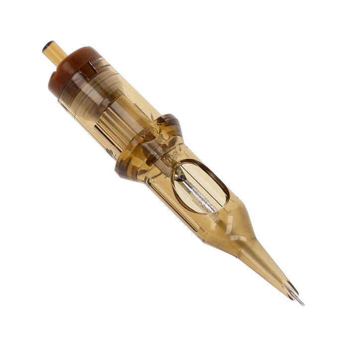 Box of 20 Kwadron Cartridges 0.25mm - Round Shader Long Taper - Black Silk Ink