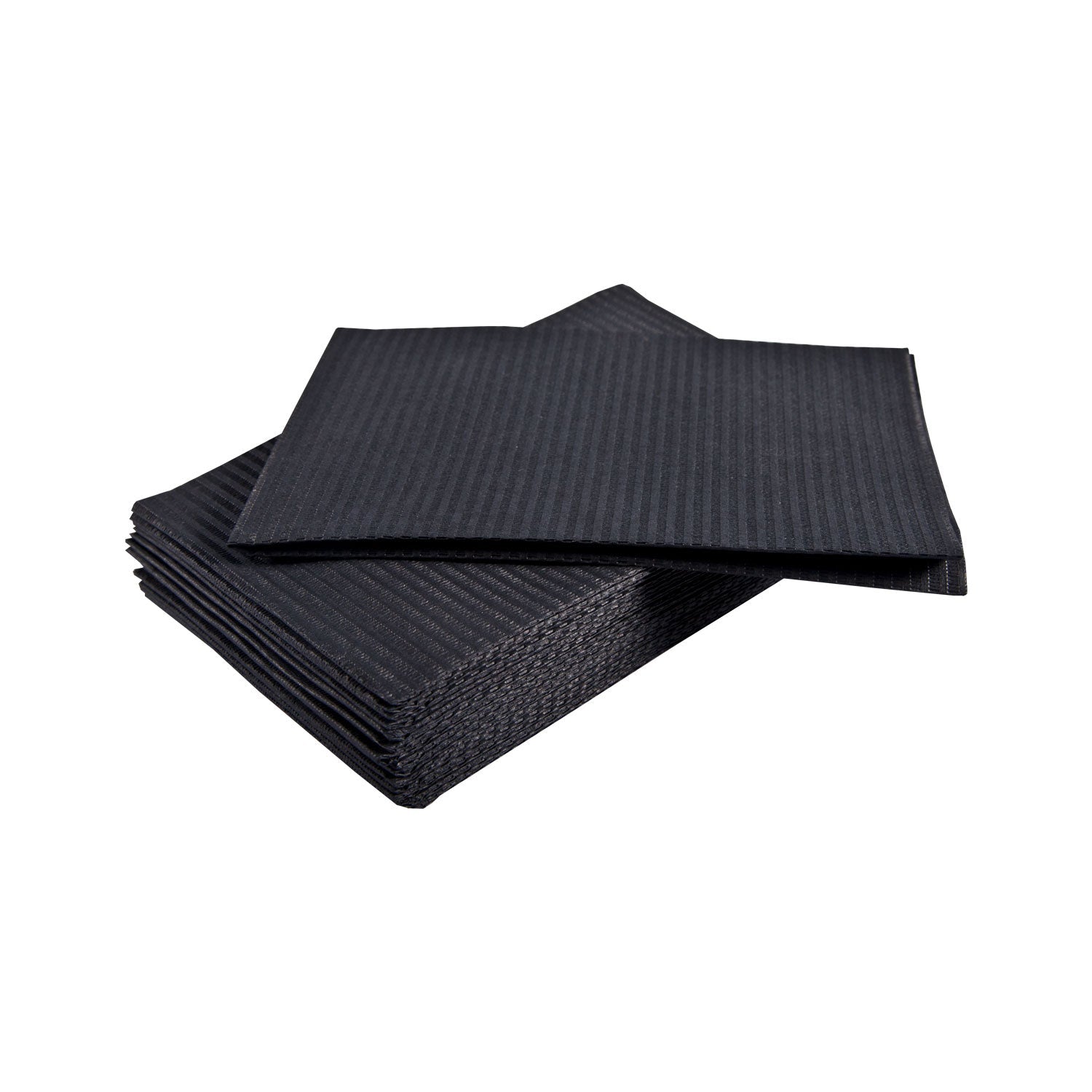 Box of 500 Lap Cloths in Black - Black Silk Ink