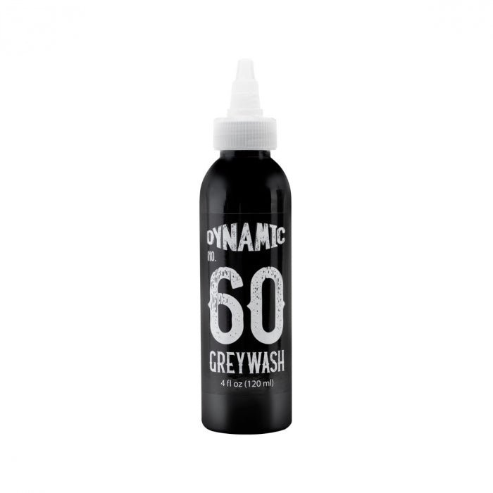 Dynamic Color 60 Grey Wash Tattoo Ink – 120ml - Black Silk Ink