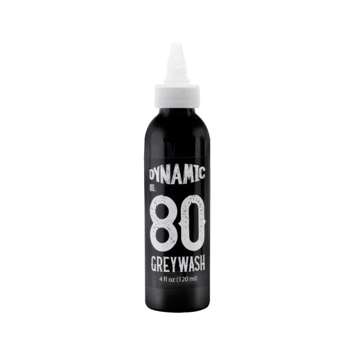 Dynamic Color 80 Grey Wash Tattoo Ink – 120ml - Black Silk Ink