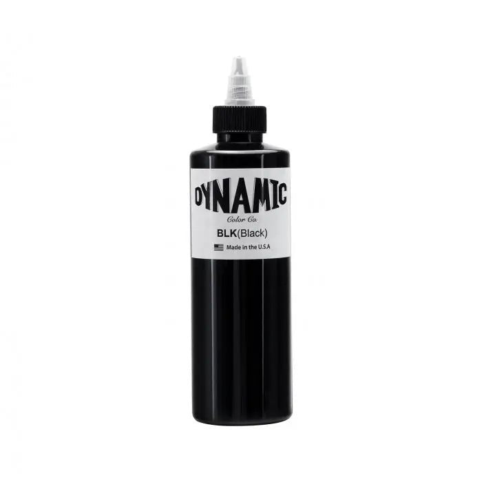 Dynamic Color Black Tattoo Ink (BLK) – 30ml & 240ml - Black Silk Ink