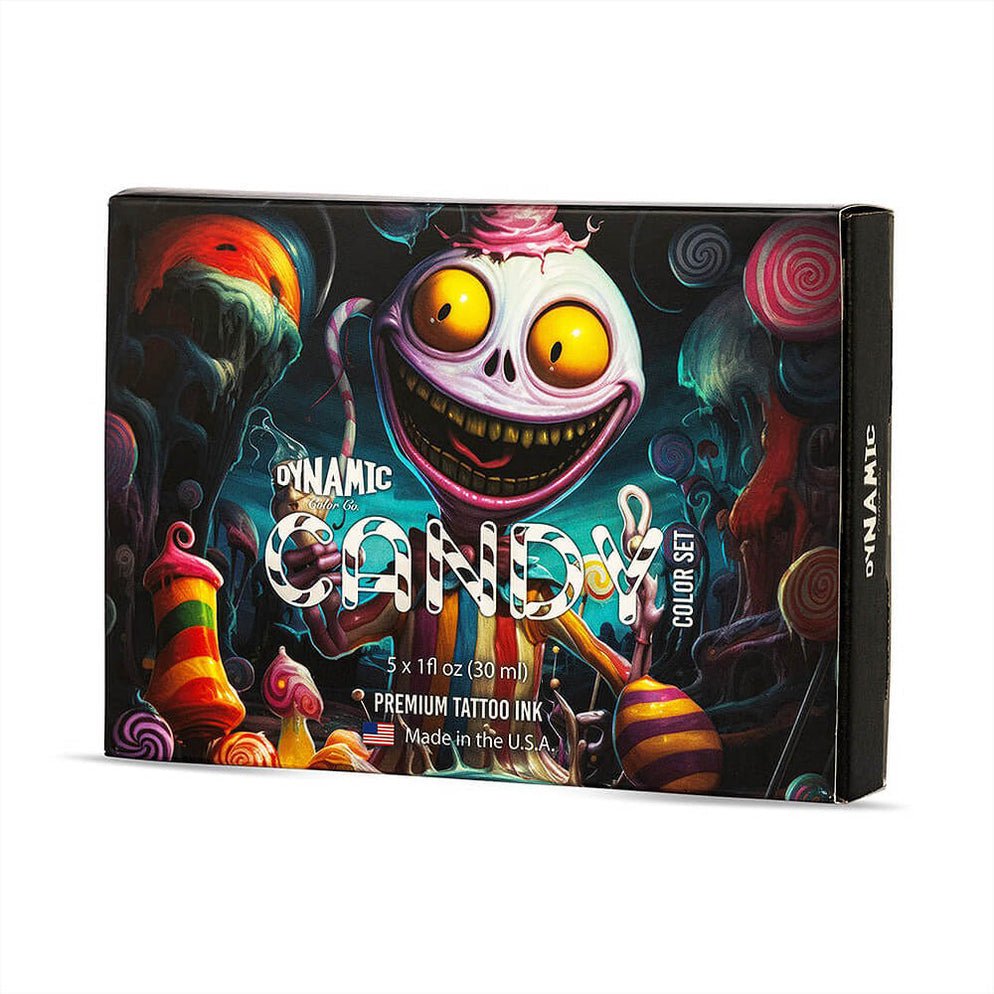 Dynamic Tattoo Ink Candy Set - 30ml bottles - Black Silk Ink