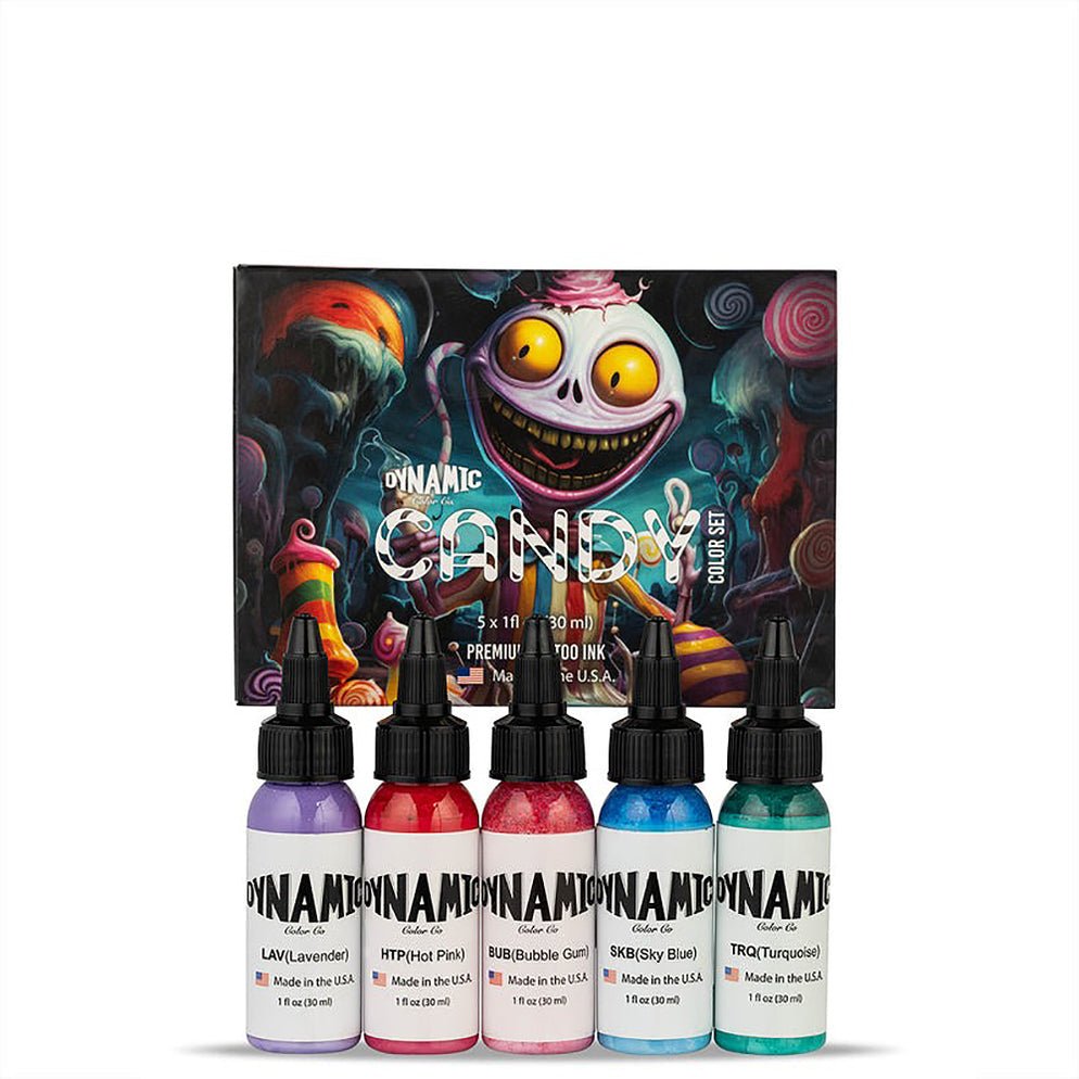 Dynamic Tattoo Ink Candy Set - 30ml bottles - Black Silk Ink