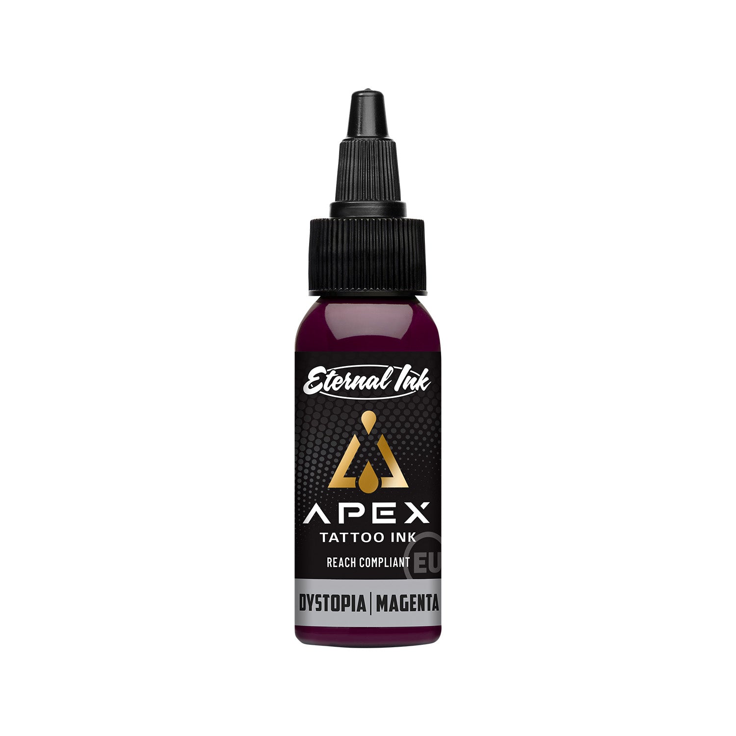 Eternal Ink - Apex - Dystopia Magenta 30 ml - Black Silk Ink