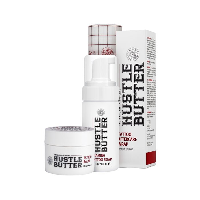 Hustle Butter Essentials Tattoo Care Kit - Black Silk Ink