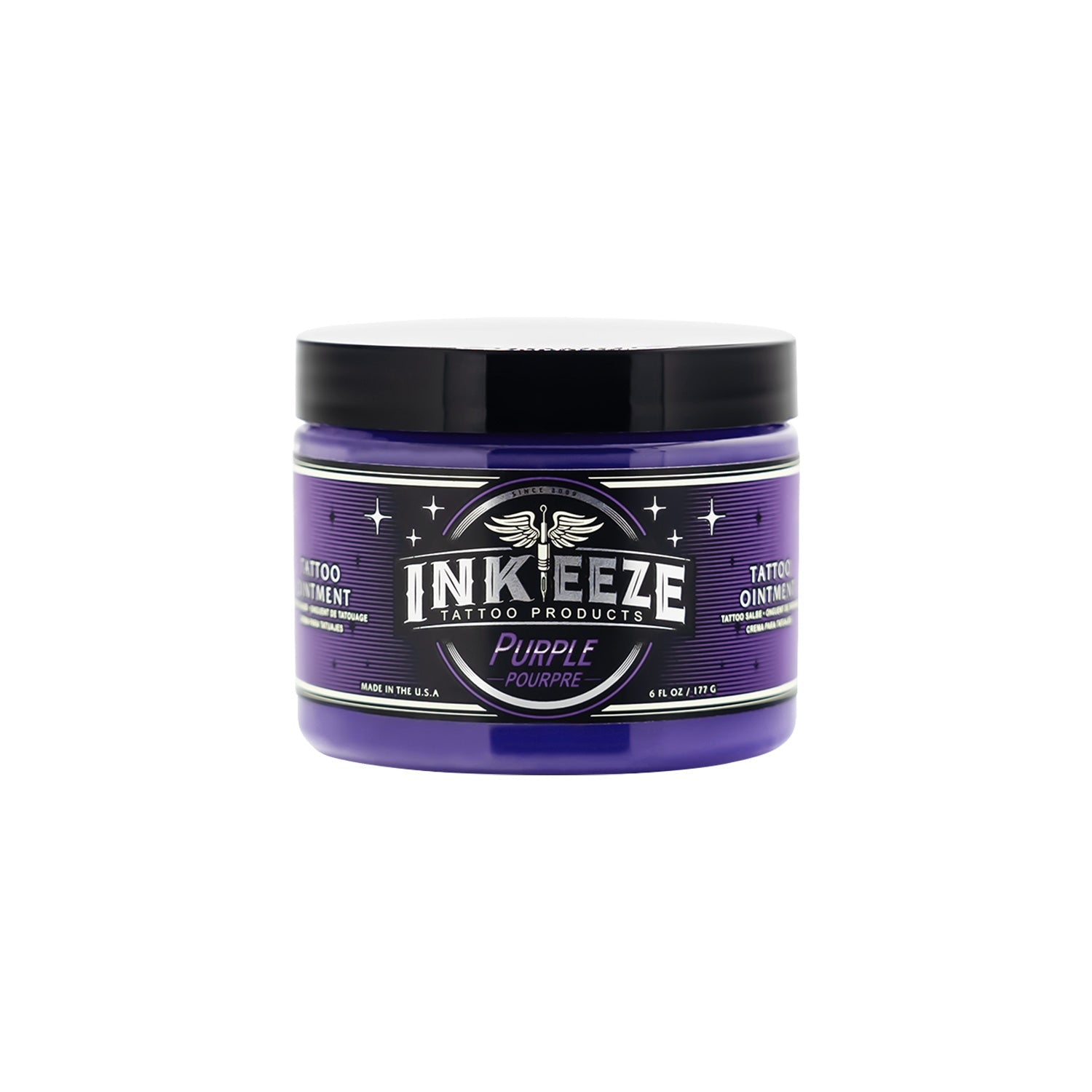 INK - EEZE Purple Glide Tattoo Ointment 180ml - Black Silk Ink