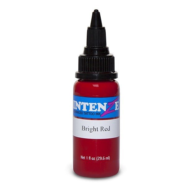 Intenze Ink Basic Bright Red 30ml - Black Silk Ink