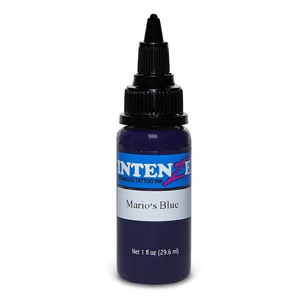 Intenze Ink Basic Mario's Blue 30ml - Black Silk Ink