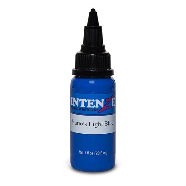 Intenze Ink Basic Mario's Light Blue 30ml - Black Silk Ink