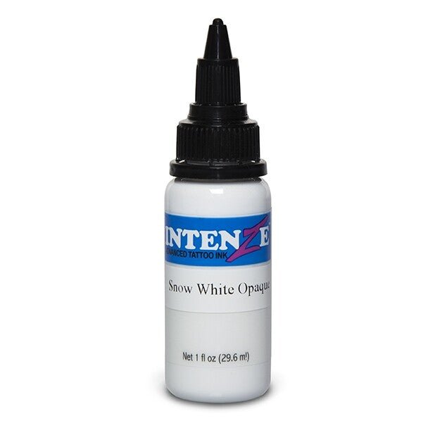 Intenze Ink Basic Snow White Opaque - Black Silk Ink