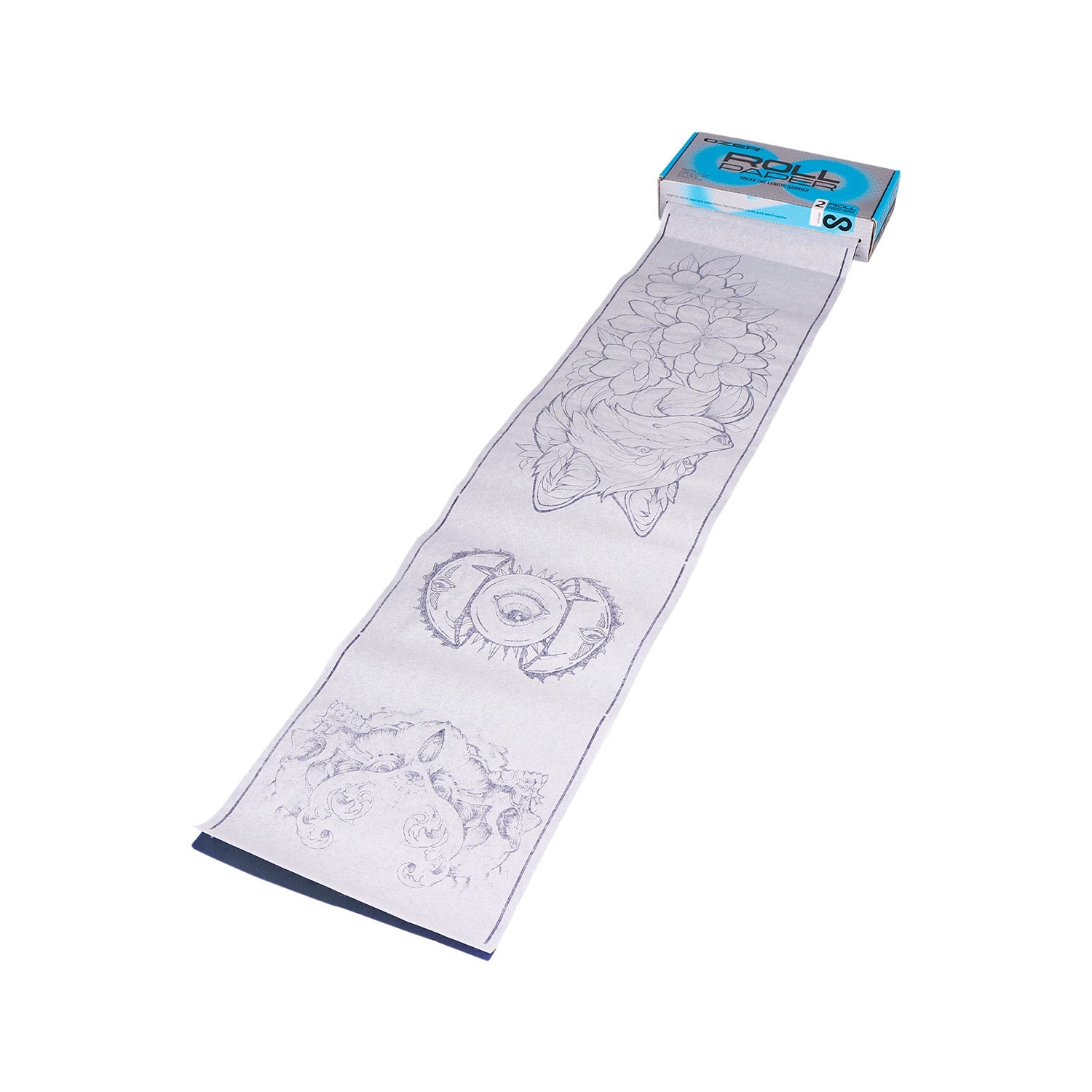 OZER Thermal Paper Roll - Black Silk Ink