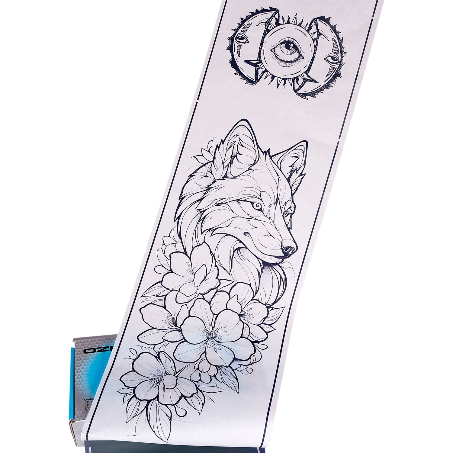 OZER Thermal Paper Roll - Black Silk Ink