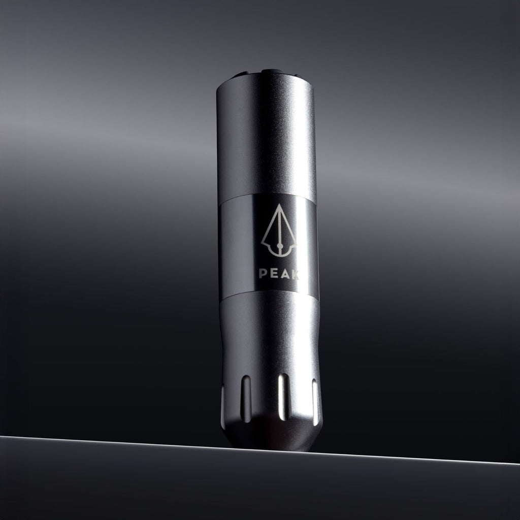 Peak S1MP - Wireless Tattoo Machine - Black - Black Silk Ink