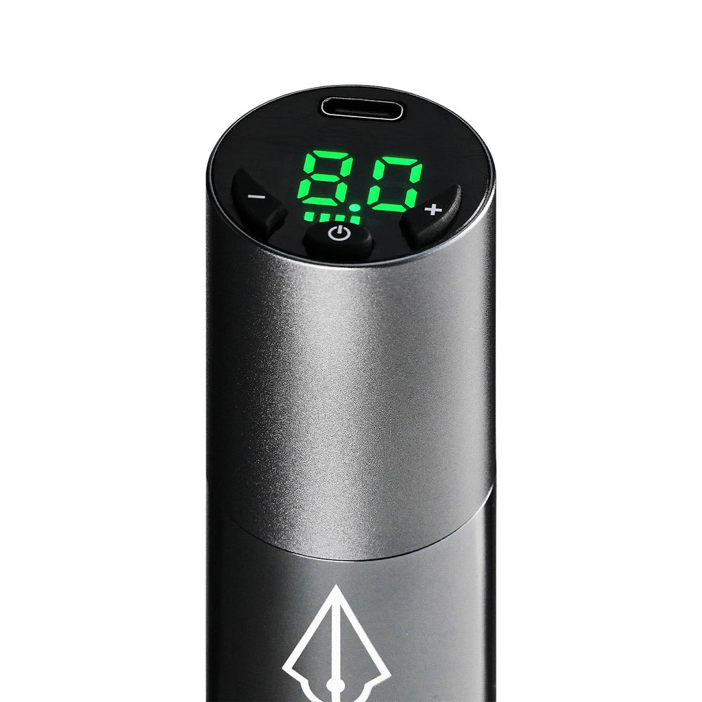 Peak S1MP - Wireless Tattoo Machine - Black - Black Silk Ink
