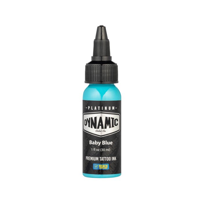 Platinum by Dynamic Tattoo Ink - Baby Blue 30 ml - Black Silk Ink