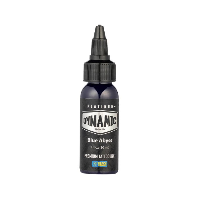 Platinum by Dynamic Tattoo Ink - Blue Abyss 30 ml - Black Silk Ink