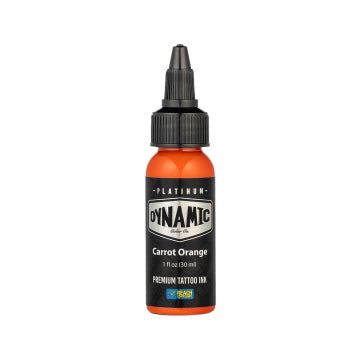Platinum by Dynamic Tattoo Ink - Carrot Orange 30 ml - Black Silk Ink