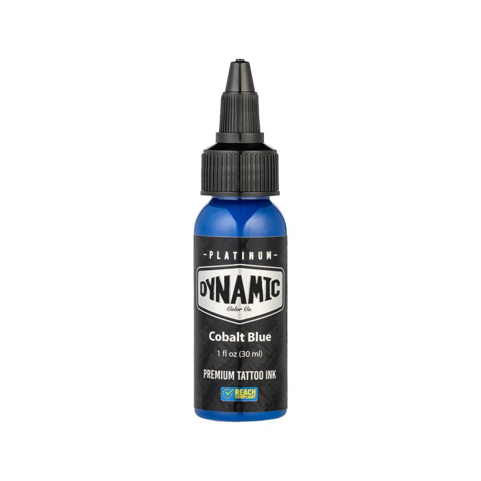 Platinum by Dynamic Tattoo Ink - Cobalt Blue 30 ml - Black Silk Ink