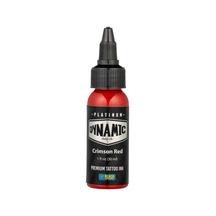 Platinum by Dynamic Tattoo Ink - Crimson Red 30 ml - Black Silk Ink