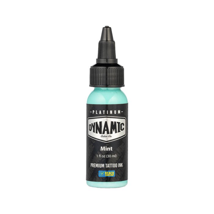 Platinum by Dynamic Tattoo Ink - Mint 30 ml - Black Silk Ink
