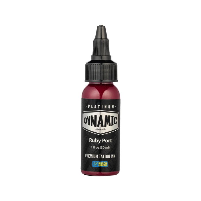 Platinum by Dynamic Tattoo Ink - Ruby Port 30 ml - Black Silk Ink