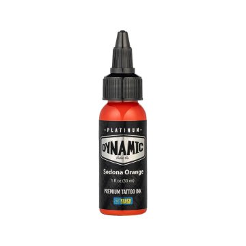 Platinum by Dynamic Tattoo Ink - Sedona Orange 30 ml - Black Silk Ink