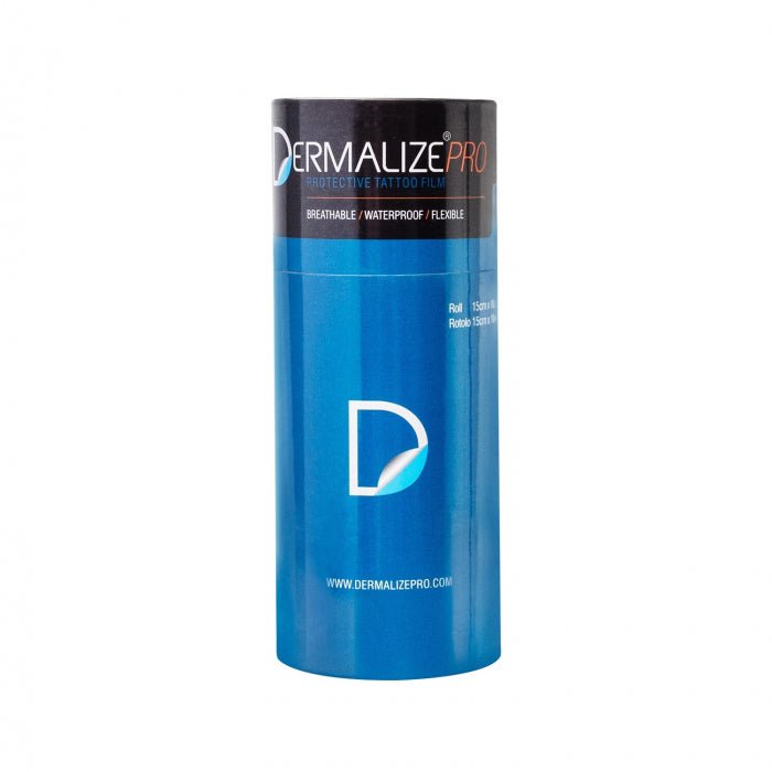 Roll of Dermalize Pro - Protective Tattoo Film - 15 cm x 10 m - Black Silk Ink