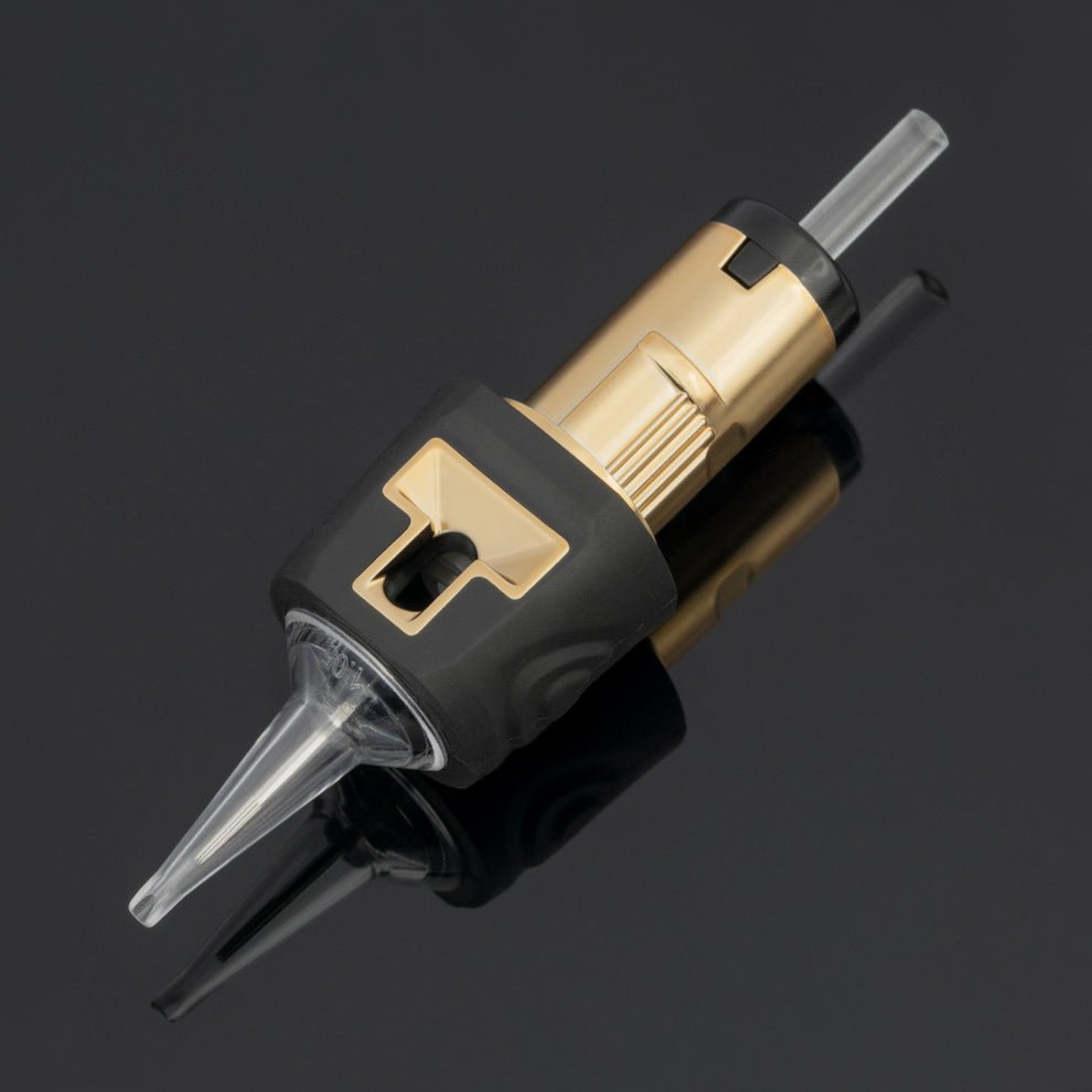 TouchSkin Round Shader RS/LT 0.25 Tattoo Cartridges - Box of 20 - Black Silk Ink