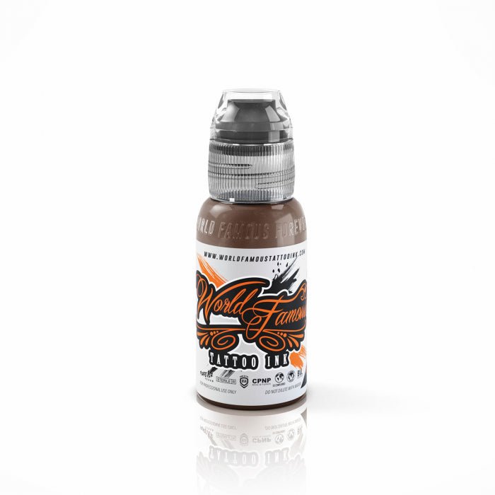 World Famous Ink A.D. Pancho Brown 30ml (1oz) - Black Silk Ink
