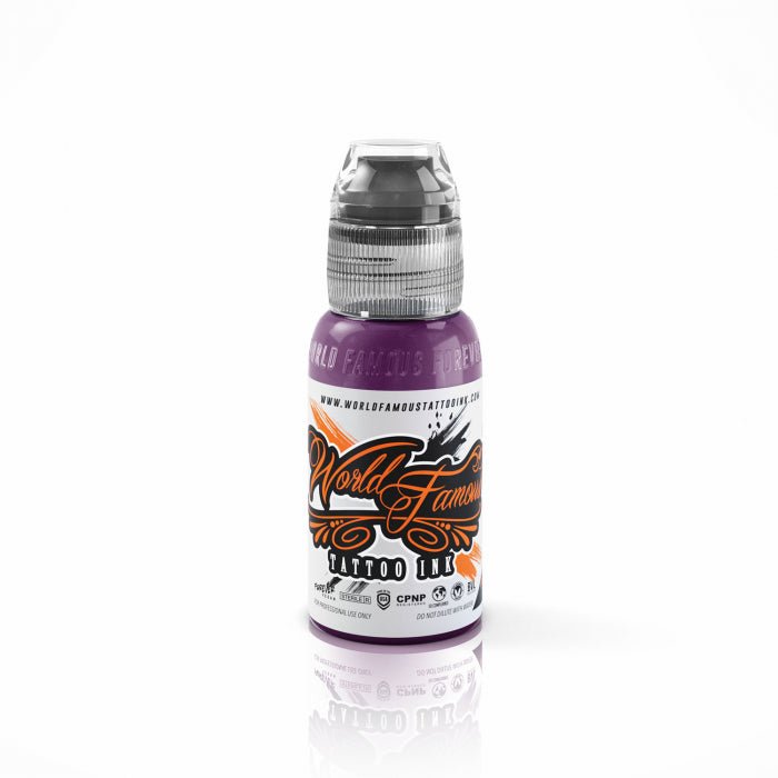 World Famous Ink A.D. Pancho Magenta 30ml (1oz) - Black Silk Ink