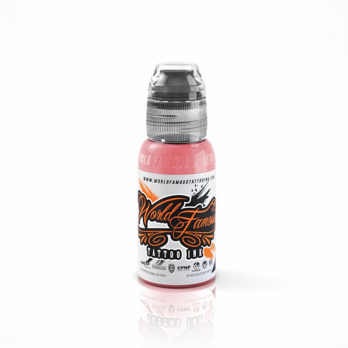 World Famous Ink A.D. Pancho Peach 30ml (1oz) - Black Silk Ink