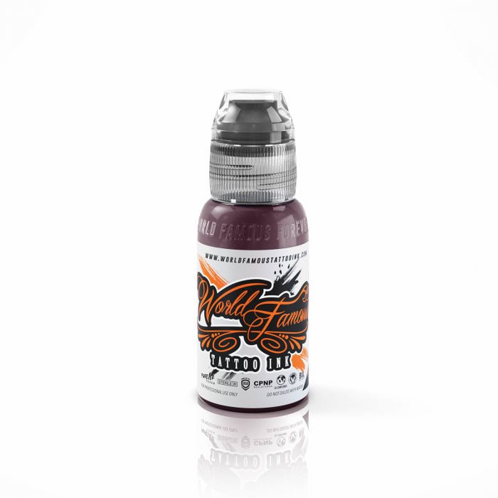 World Famous Ink A.D. Pancho Violet 30ml (1oz) - Black Silk Ink