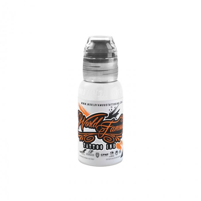 World Famous Ink Portrait White 120ml (4oz) - Black Silk Ink