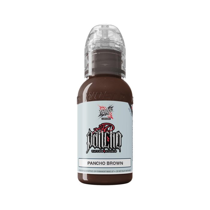 World Famous Limitless Tattoo Ink - Pancho Brown 30 ml (1 oz) - Black Silk Ink