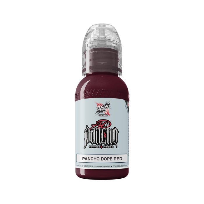 World Famous Limitless Tattoo Ink - Pancho Dope Red 30 ml (1 oz) - Black Silk Ink